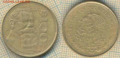 Мексика 100 песо 1991 г., до 06.03.2019 г. 22.00 по Москве - Мексика 100 песо 1991  5440