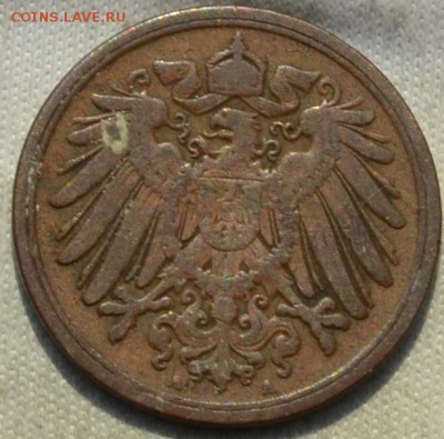 Германия 1 пфенниг 1900 A. 04. 03. 2019. в 22 часа 00 мин. - DSC_0861