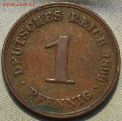 Германия 1 пфенниг 1899 A. 04. 03. 2019. в 22 - 00. - DSC_0862