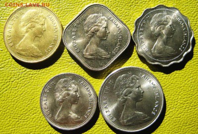 БАГАМСКИЕ острова 1966г 1,5,10, 25,50 центов  05.03 В 22-00М - Багамы2
