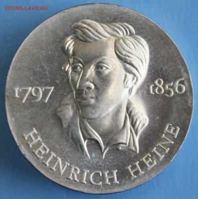 С РУБ.ГДР 10 марк 1972г. ГЕНРИХ ГЕЙНЕ UNC до 8.03 в 22-00 - IMG_6543.JPG