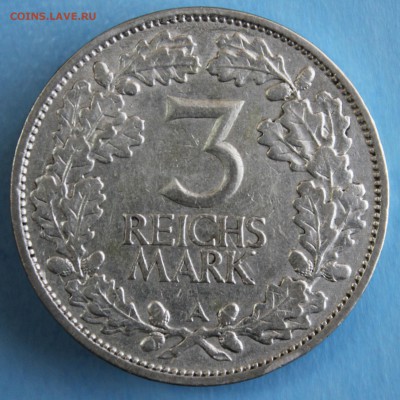 С 1 РУБ. ВЕЙМАР 3 марк 1925г. 1000 лет РЕЙЛАНДУ до 8.03 в 22 - IMG_6538.JPG