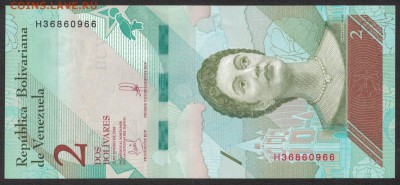 Венесуэла 2 боливара 2018 unc 08.03.19. 22:00 мск - 2