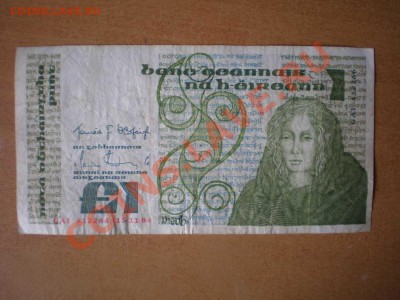 Один Ирландский фунт стерлингов 1984 г. - фунт.