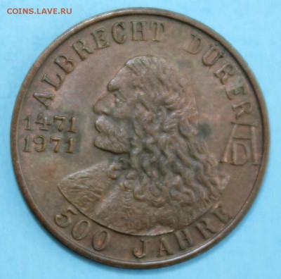 С 1 РУБ.ЖЕТОН 500 лет А. ДЮРЕРУ 1971г. до 9.03 в 22-00 - IMG_6557.JPG