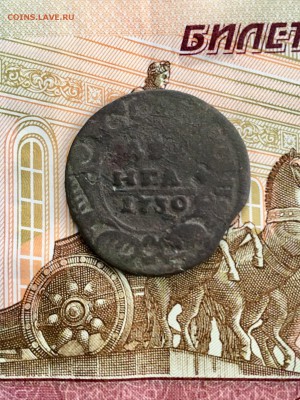Деньга 1730 года перечекан. До 22:00 09.03.19 - FE83B6FA-CEDB-4032-B981-A02D52671E18