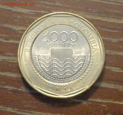 КОЛУМБИЯ - 1000 песо ЧЕРЕПАХА БИМ до 10.03, 22.00 - Колумбия 1000 п черепаха_1.JPG