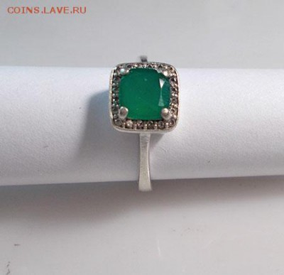 Серебряные перстни. фикс до ухода в архив - изумрудный.JPG