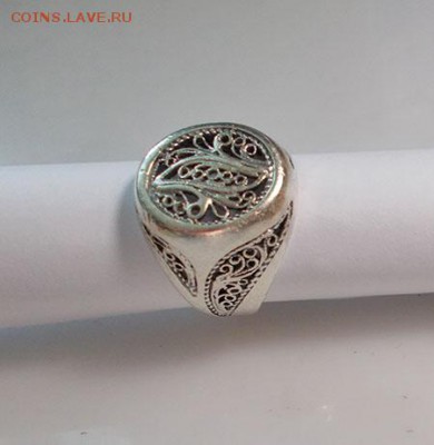 Серебряные перстни 2, фикс. до ухода в архив - большой перстень.JPG