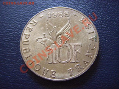 Франция 10 франков 1988 Ролан Гаррос до 15.06 в 21.00 М - LPIC5945.JPG