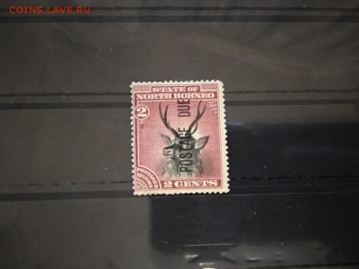 Британские колонии Северное Борнео с надпечаткой 1901г - 92