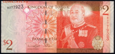 Тонга острова 2 паанга 2009 unc 11.03.19. 22:00 мск - 2