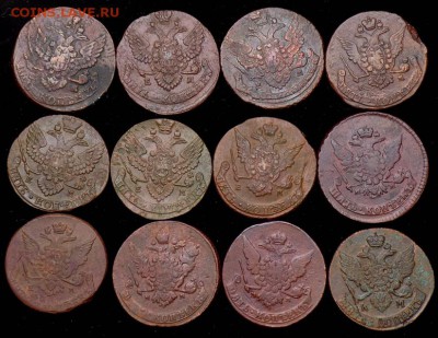 Куплю 5 копеек Екатерины II - nabor-iz-12-ti-mednyh-monet-ri_2454-1