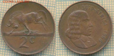 ЮАР 2 цента 1966 г., до 11.03.2019 г. 22.00 по Москве - ЮАР 2 цента 1966  5458