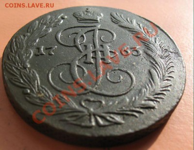 5коп1763 г ем монета из клада, до 18.06.2011г 20-00мск - 5коп1763ЕМ (1)