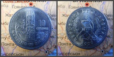 Гватемала 10 сентаво, 2000 - 12