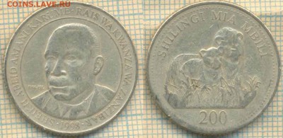 Танзания 200 шиллингов 1998 г.,до 12.03.2019 г. 22.00 по Мос - Танзания 200 шиллингов 1998  5502