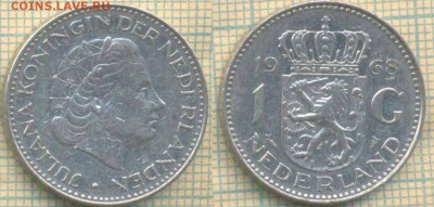 Нидерланды 1 гульден 1968 г., до 12.03.2019 г. 22.00 по Моск - Нидерлады 1 гульден 1968  5505