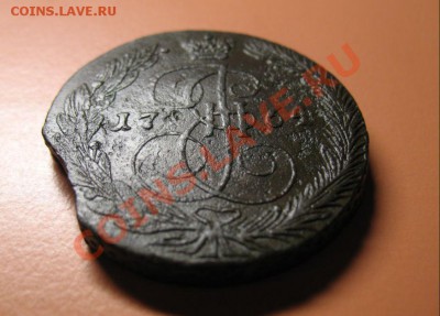 5коп1764 г ем монета из клада, до 17.06.2011г 20-00мск - 5коп1764ЕМ (1)