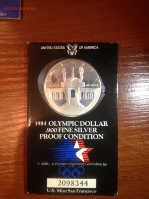 1 долл. Олимпиада в Лос-Анджелесе Пруф 1984г. до 14.07 - 977- iEQEJKYByR4  (19)