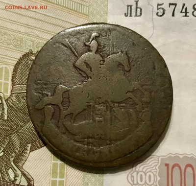 2 копейки, 1757 год. - 5250A66B-2C2B-4004-AC83-0CEC55D2C466
