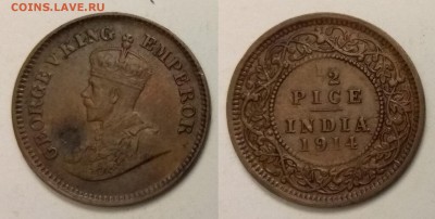 2 пайса 1928 г Георг V №2- 12.03 22:00мск - IMG_20190304_193153