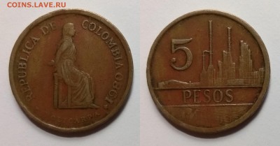 Колумбия 5 песо 1980 года- 12.03 22:00мск - IMG_20190306_195916