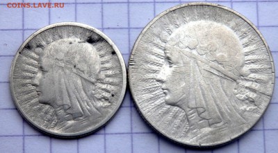 Польша 5 и 2 злотых 1933 ,1932 год до 11.03.2019 22-00 - P1290424.JPG