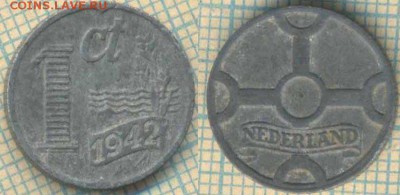 Нидерланды 1 цент 1942 г., до 13.03.2019 г. 22.00 по Москв - Нидерланды 1 цент 1942 5288