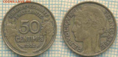 Франция 50 с 1932 г., до 13.03.2019 г. 22.00 по Москве - Франция 50 сант 1932  4489