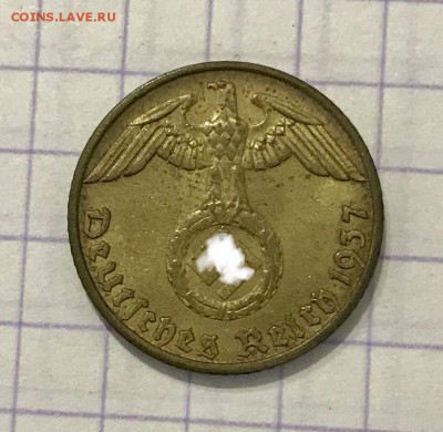 5 пфеннигов, 1937 год. - 039493D8-E548-43B5-BAC0-189A0A8B53DD
