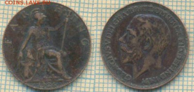 Великобритания фартинг 1925 г., до 14.03.2019 г. 22.00 по Мо - Великобритания фартинг 1925  4572