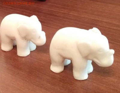 фигурки слонов из кости. 50-е гг. - 8ZcQuPDZFPo