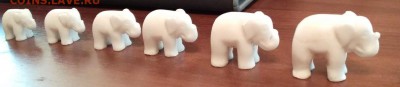 фигурки слонов из кости. 50-е гг. - mcKQUs4qwjo