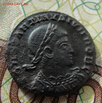 медная монета Константина Второго нечастая, сохранность_1 - 1a