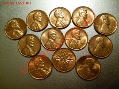 ЦЕНТЫ США В UNC с 1958 по 1985!!! 11 разных монет + бонус! - DSCN2271.JPG