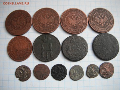 14 монет Российской Империи 1720-1909 - 2