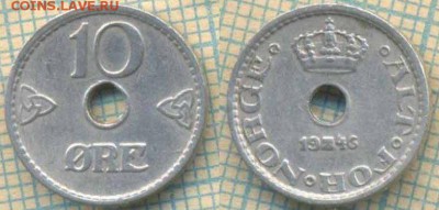 Норвегия 10 эре 1946 г.,до 14.03.2019 г. 22.00 по Москве - Норвегия 10 эре 1946  5571