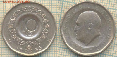 Норвегия 10 крон 1983 г., до 14.03.2019 г. 22.00 по Москве - Норвегия 10 крон 1983  5561