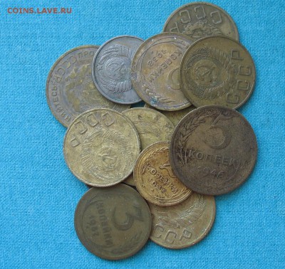 Кучка монет СССР до 1957 не чищены до 14.03.19г. 22.00ч. - ссср1
