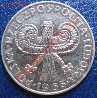 Польша, 10 злотых 1966, малая колонна Сигизмунда - IMG_0242.JPG