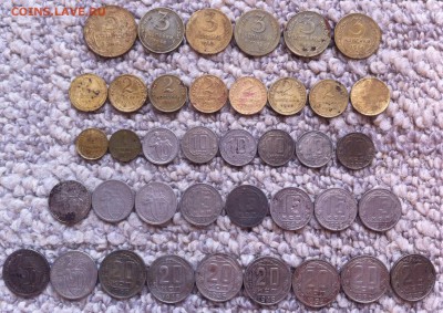 39 уставших монет 1928-57 СТАРТ 39 РУБ до15.03.19 в 22-10мск - 39шт_рев_№2