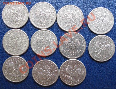 Польша, 1 грош -1 злот, 1990-2009, погодовка 82 монеты - IMG_0250.JPG