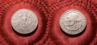 Германия. 2 рейхсмарки 1933 г. А. Лютер. До 13.03.19. - 20190309_213303