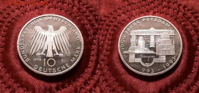 ФРГ. 10 марок 1993 г. Потсдам. До 13.03.19. - 20190309_213540