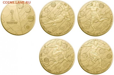 4 евро "Чемпионат мира по футболу среди женщин - Франция, набор евро 2019г., Чемпионат по футболу среди женщин