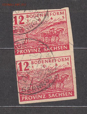 Германия 1945 сов зона Саксония 1м 12 пф пара - 136