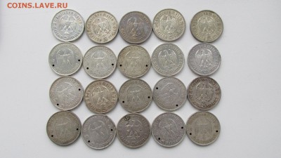 20х5 марок 1934-1935 Германия серебро - IMG_3852.JPG