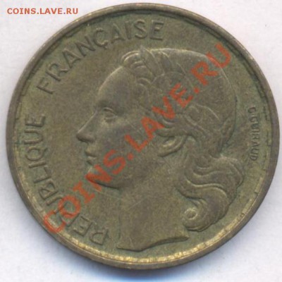 Франция 20 франков 1951 г.До 15.06.11 г. 20-00 МСК. - Франция 20.1