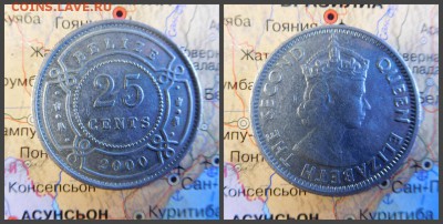 Белиз 25 центов, 2000 - 7